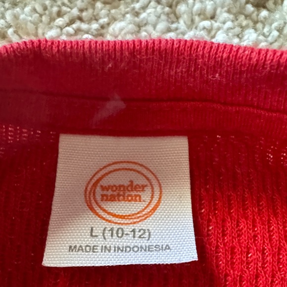 Wonderkids Red Long Sleeve Tee - Picture 3 of 4